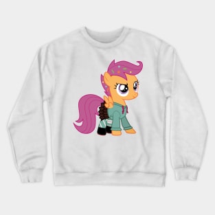 Scootaloo as Vanellope Crewneck Sweatshirt